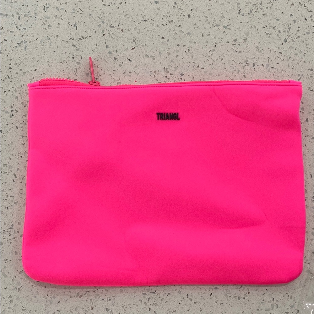Triangl Swimwear Neon Pink Cosmetic Bag 30 cm x 23cm